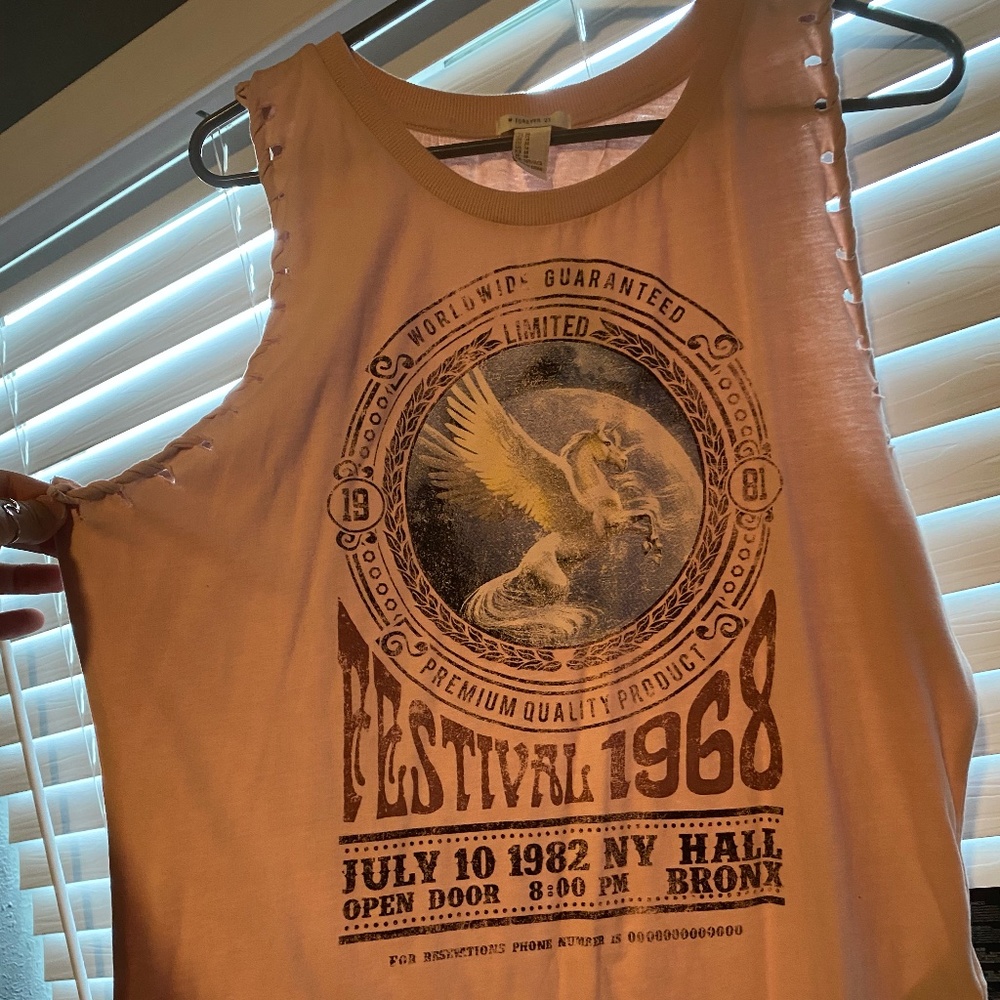 Festival graphic tank